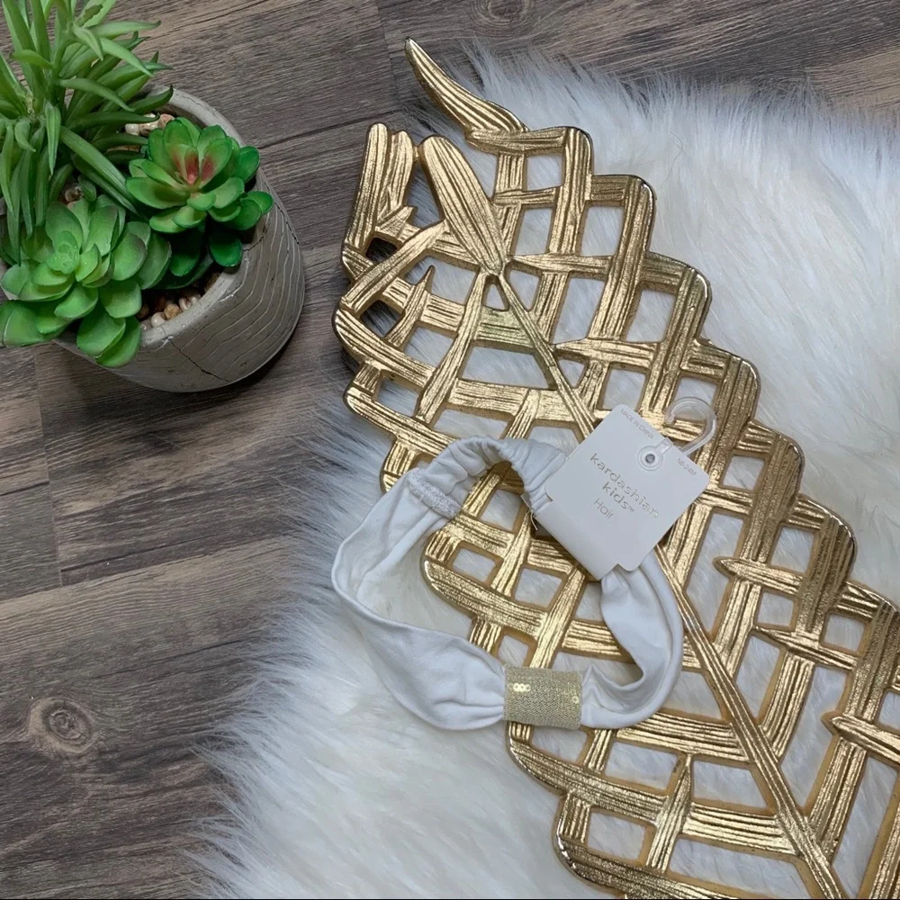 Kardashian Kids Hair Sequin Gold Headband